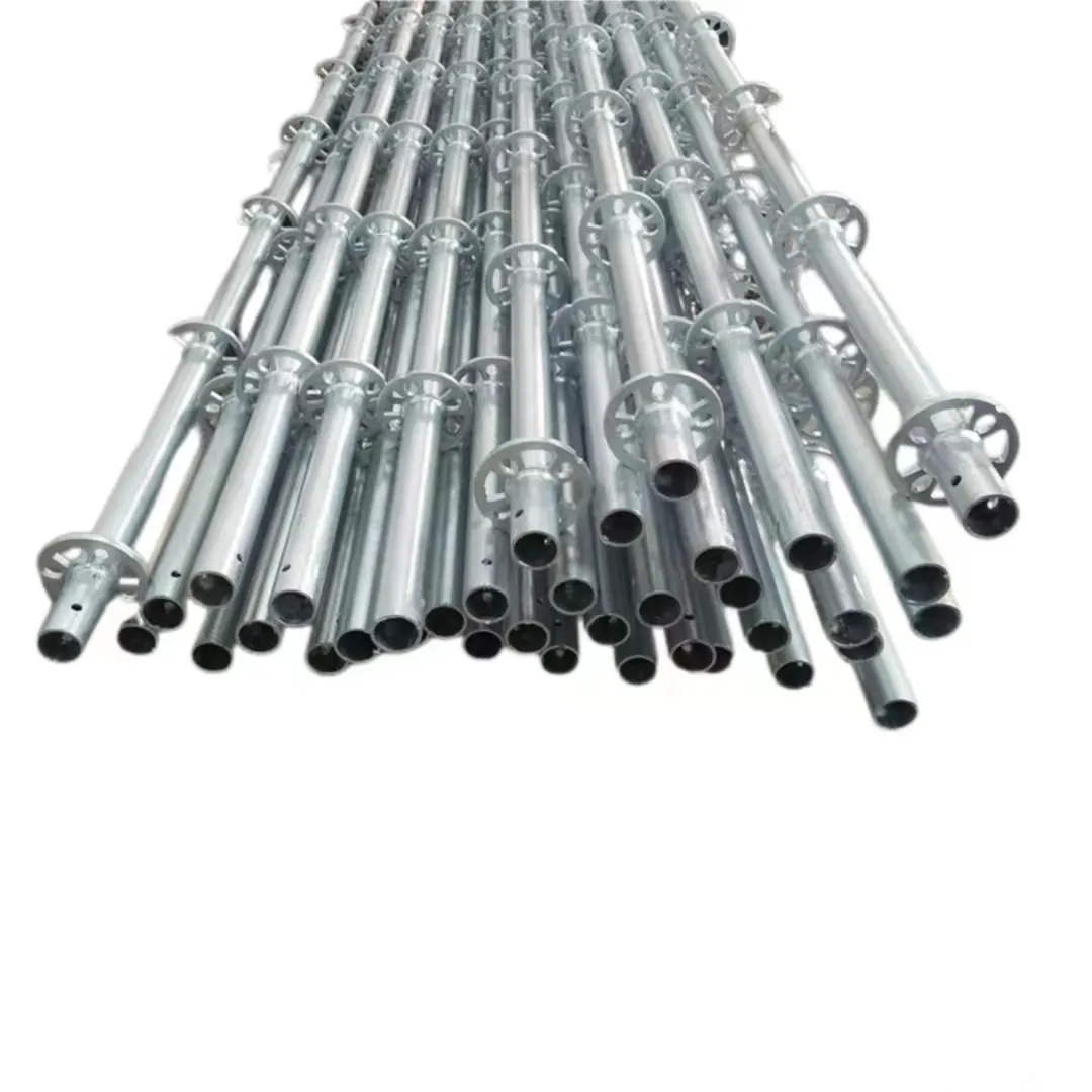 Galvanized iron pipe China manufacturers price ring lock multi scaffold high yield steel ring lock scaffold