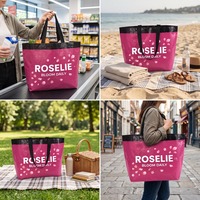 Sac de courses réutilisable pour supermarché, personnalisé avec logo couleur, écologique, en non-tissé ou tissé, pour la vente en gros