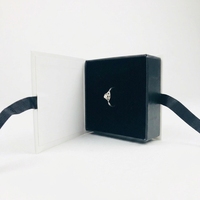 Boîte d'emballage de luxe en papier rigide recyclable avec logo personnalisé, pelliculage mat, gaufrage et couvercle à fermeture magnétique pour bougies