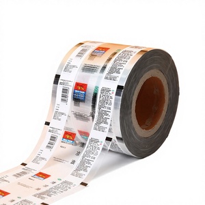 Custom Food Grade Stretch Film <strong>Roll</strong> Packaging Soft Glossy Surface with Logo Printing - Product Image 1