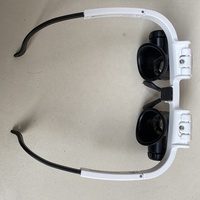 8X 15X 23X with 2 Led Lights Clock Repairment Binocular Glasses Adjustable Headband Magnifying Glass 9892H-1