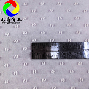 Venta al por mayor 100% poliéster gasa Jacquard 75D gasa seda suave tela estéreo ciruela punto corte flor para vestido Hijab y bufandas - Product Image 4