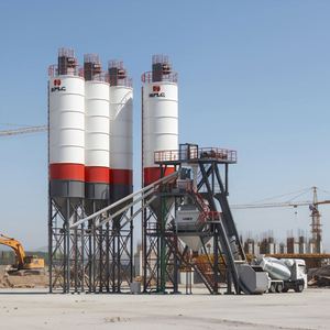 Skip Hopper Ready Mixed HZS75 75Cbm Beton mischa nlage mit JS1500 Betonmischer - Product Image 4