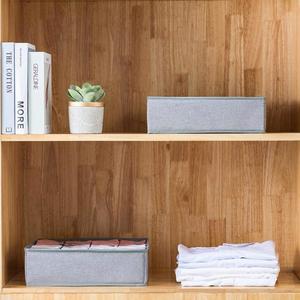 Foldable Eco-friendly Durable Multi-tier Clothing Organizer Storage Box Drawer Divider Kit Set 12 Cell Washable Socks <b>Wardrobe</b> - Product Image 6
