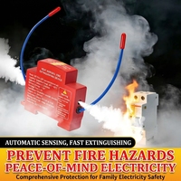 Dispositif d'extinction d'incendie aérosol Baiwei Heat Heataerosol pour armoires de distribution électrique sur rail DIN
