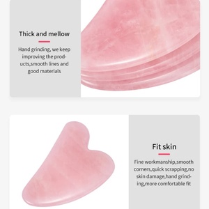 Equipo de Belleza para Masaje Facial Gua Sha de Cuarzo y Jade para Uso Doméstico, Instrumento de Masaje Corporal, Precio Especial - Product Image 5