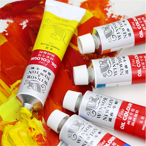 Set de Pintura al Óleo para Artistas <span class=keywords><strong>Winsor</strong></span>&Newton de 45 ml, 55 Colores, Kit de Pintura al Óleo No Tóxica para Principiantes con Lienzo - Set de Iniciación - Product Image 6