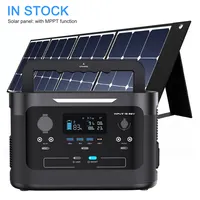 도매 Lifepo4 1000Wh 1kw 태양 광 발전소 그리드 안전 1000 W 휴대용 태양 광 발전기 무선 충전 야외