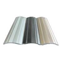 Plinthe en aluminium anodisé extrudé, profilé de moulure murale métallique étanche pour la rénovation intérieure de la maison