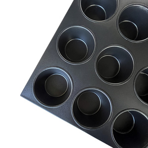 28-Cavity High Density Cupcake Muffin Baking Tray Commercial Aluminized Steel Non Stick Multi-Mold Oven Pan Industrial Bakeware - Product Image 6