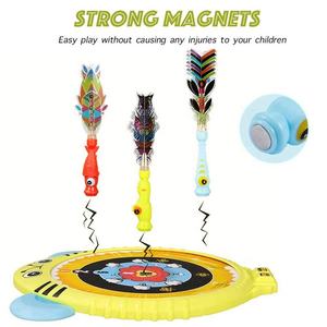لعبة سهام للأطفال, لعبة سهام للأطفال مغناطيسية مزودة بثلاثة سهام من الكرتون - Product Image 4