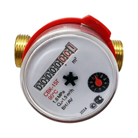 Compteur d'eau semi-liquide multijet en cuivre massif, avec registre scellé anti-effraction et plomb de sécurité, pour appartement et usine, personnalisable