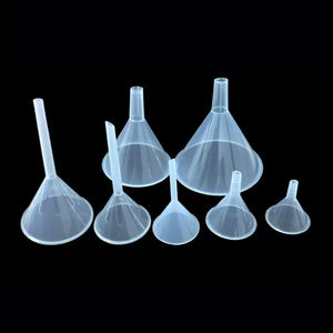 Suprimentos de Laboratório Direto da Fábrica, Conjunto de Funis de Plástico Triangulares com Capacidade de 30-150ml, Marca HS - Product Image 1