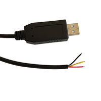 Módulo de actualización de circuito integrado USB a TTL RX TX GND, cable de depuración de puerto serie USB