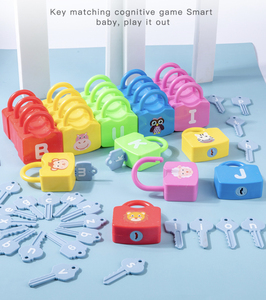 Puzzle d'éducation précoce des enfants Montessori numérique mère jumelé clé déverrouillage bébé blocs de construction jouets 3-6 ans Oldational - Product Image 4