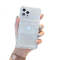 Nueva Funda Protectora Transparente con Degradado para iPhone 12 13 14 15 16 Pro Max, Carcasa de TPU Suave a Prueba de Golpes para Teléfono Móvil