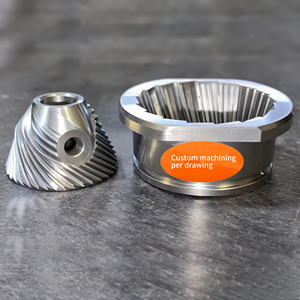 อะไหล่เครื่องบดกาแฟแบบ CNC ผลิตตามสั่ง - ใบมีดทรงกรวยสแตนเลส/อะลูมิเนียมขัดเงา/ขัดด้าน ได้รับการรับรองมาตรฐาน ISO9001 - Product Image 2