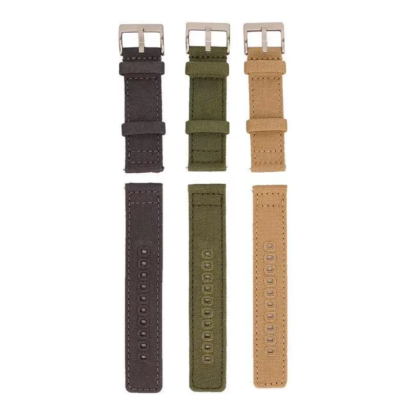 Cinturino per orologio in tessuto confortevole di ricambio a sgancio rapido personalizzato di alta qualità per diversi orologi intelligenti Garmin Fitbit Apple