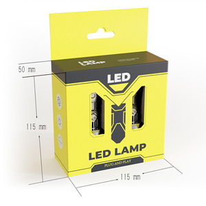 K35 <b>LED</b> Fog Light <b>Bulb</b> 9007 8000 Lm 6000K <b>12V</b> 55W Universal Fit For Retrofit Upgrade - Product Image 2