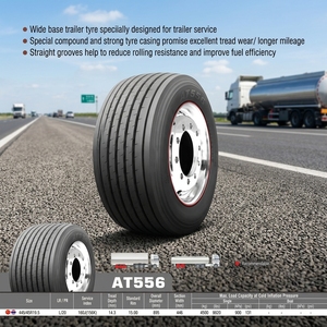 ล้อยางสำหรับรถบรรทุก ZC-RUBBER AT556 TBR ของจีน445 45R19.5รถบรรทุกใหม่ - Product Image 6