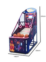 Machine de jeu de basket-ball d'arcade robuste avec tableau de scores et effets sonores - Équipement de qualité commerciale