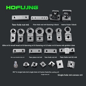 Robot Gripper Fixture Accessories Jig Parts Metal Fittings Fixed Block Tianxing L Block Single Double Five-hole Nut Suction <b>Cup</b> - Product Image 1