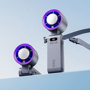 Ventilateur portable compact et léger pour randonnée, avec fonction de compression de glace, puissant, ventilateur <span class=keywords><strong>tour</strong></span>, refroidissement externe, moteur AC - Product Image 2
