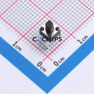 TS09-CBW1FH5.5 Tactile Switch Through hole-4P,4.5x4.5mm Switch Single Pole Single Throw Round Button 2.5N Through Hole - Product Image 1