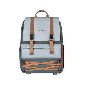 Unisex Retro Vintage Camera <b>Backpack</b> <b>Large</b> Capacity Tripod Holder Waterproof Oxford Camera Bag Photographers Bag - Product Image 1