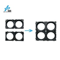 Boîte à batterie personnalisée Bangteng ABS+PC/ABS, support de batterie au lithium 40130/40135, supports de cellules 2P, certifié CE/ISO, BMS inclus, noir