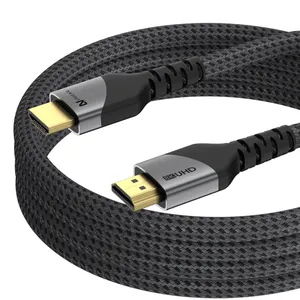 Premium 8K 60Hz HDMI Cable 4K 120Hz UHD trenzado HDMI 2,1 Cable macho a macho para monitor de computadora portátil Fire TV