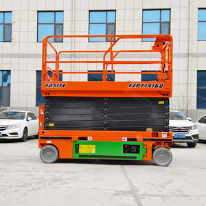 Piattaforma Elevatrice a Forbice Elettrica Semovente con Altezza di Sollevamento Automatica - Product Image 4