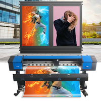 Máquina de Impresión Rollo a Rollo de Alta Productividad, Plotter Impresora y Cortadora de 1.6m, 1.8m, 3.2m, Impresora Eco Solvente para Pancartas
