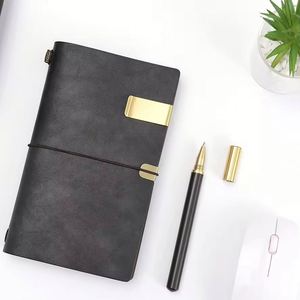 2026 New Souvenir Custom Copper Wood Pen With Business Souvenir Custom Corporate Luxury Promotional Pen <b>Notebook</b> <b>Set</b> Gift Item - Product Image 3
