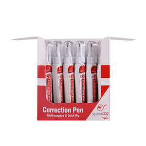 HUANyang Đa Mục Đích Nhanh Khô Trắng Chỉnh Sửa Bút Chất Lỏng Cho Đồ Dùng Học Tập - Product Image 3