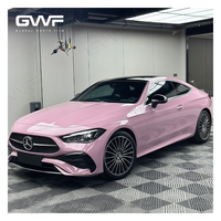 Film de protection de voiture en vinyle PET brillant auto-cicatrisant sans bulles d'air GWFILM, couleur rose laiteux Wulong, film de protection de voiture, autocollant en vinyle pour voiture