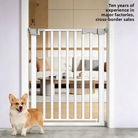 Clôture de sécurité intérieure pour chien en acier au carbone, sans perçage, modèle moderne à bouton, type de fermeture 1008 S7 Multiple, directement de l'usine