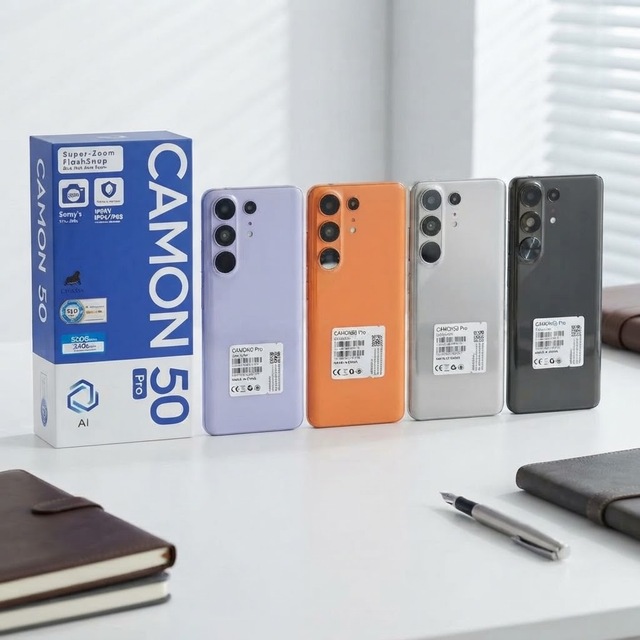 Low Price Wholesale Original Camon 50 Pro 5G Smartphone 256GB 512GB 1TB Brand New Sealed Global Version Face Fingerprint Unlock