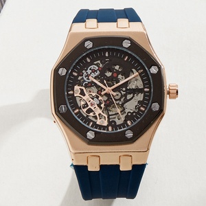 Reloj mecánico automático de lujo para hombre, caja cuadrada de acero inoxidable, movimiento automático, diseño hueco, reloj de vestir para hombre de negocios - Product Image 4