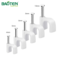 Clips magnétiques en plastique de type R BAOTENG certifiés CE SGS ROHS, multicolores, 3mm-40mm, échantillon gratuit, 5 sacs, modèle BT-10MM, OEM