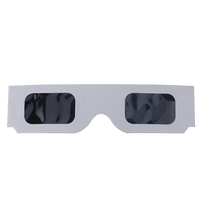 Lunettes de soleil jetables promotionnelles de haute qualité en papier 3D Lunettes de soleil Solar Eclipse