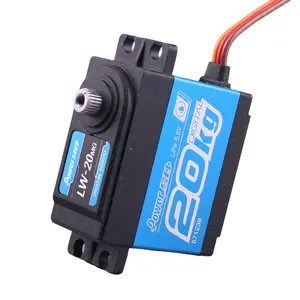 Power HD LF-20MG LW-20MG Digital Servo 4.8-6.6V DC Metall getriebe 20KG Digital Servo für RC Boot Auto besser wasserdicht