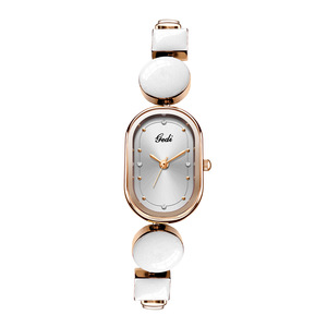 Women's Oval Quartz <b>Watch</b> <b>Diamond</b>-Studded Bracelet Waterproof Quartz <b>Watch</b> Simple and Versatile Fashion Women's <b>Watch</b> - Product Image 4