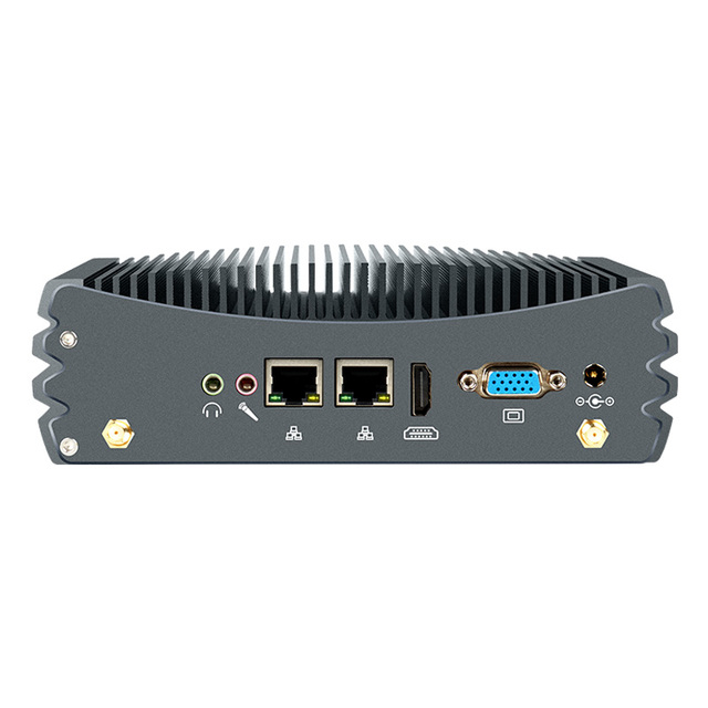 Hot Sale Fanless Mini PC Intel Core I5 8350U DDR4 8xUSB Dual LAN 2xCOM M.2 SSD Rugged Embedded Win10 Desktop Computer