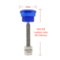 Kit de verrouillage rapide pour capot de voiture 22 mm avec bouton-poussoir et clip de fixation