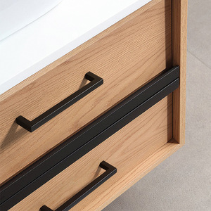 Morning Star 35mm Modern Minimalist Stainless Steel Cabinet Door Handle <strong>Square</strong> Shiny Gold Elegant <strong>Black</strong> for Living Room Kitchen - Product Image 6