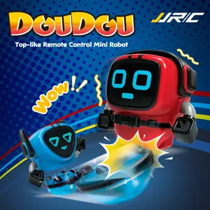 Mainan Gyro JJRC R7 Robot Tempur Mini Edukasi 3 Mode Mainan Putar Atas Mobil Mainan Robot Bongkar Pasang untuk Anak-anak