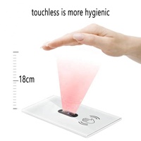 Interrupteur tactile sans contact Smartdust, nouveau modèle, panneau en verre haut de gamme, plus hygiénique, commande par capteur, interrupteur à ondes de main
