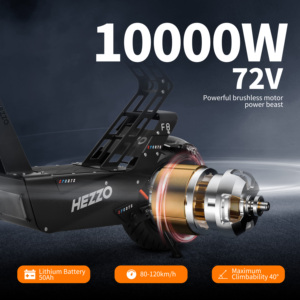 มอเตอร์ไซค์วิบากกำลังสูง 72v 10000w ระบบกันสะเทือนเต็มรูปแบบ มอเตอร์ไร้แปรงถ่าน จอแสดงผล LCD สำหรับผู้ใหญ่ ขับขี่บนถนน - Product Image 2