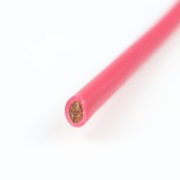 Cable de Alimentación Popular de un Solo Núcleo con Conductor de Cobre y Aislamiento de PVC Colores Personalizables H07V-K 6mm. Marca Preferida Libin